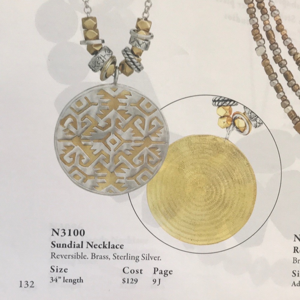 Silpada sundial necklace